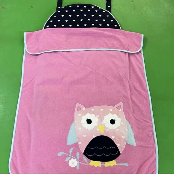 Back to school POTTERY BARN KIDS Owl Nap Mat SLEEPING BAG - Picture 2 of 3